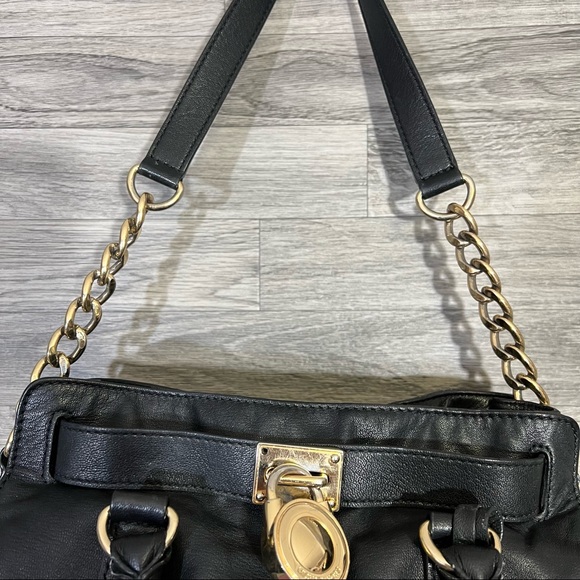 Michael Kors hamilton black leather satchel - Picture 11 of 15